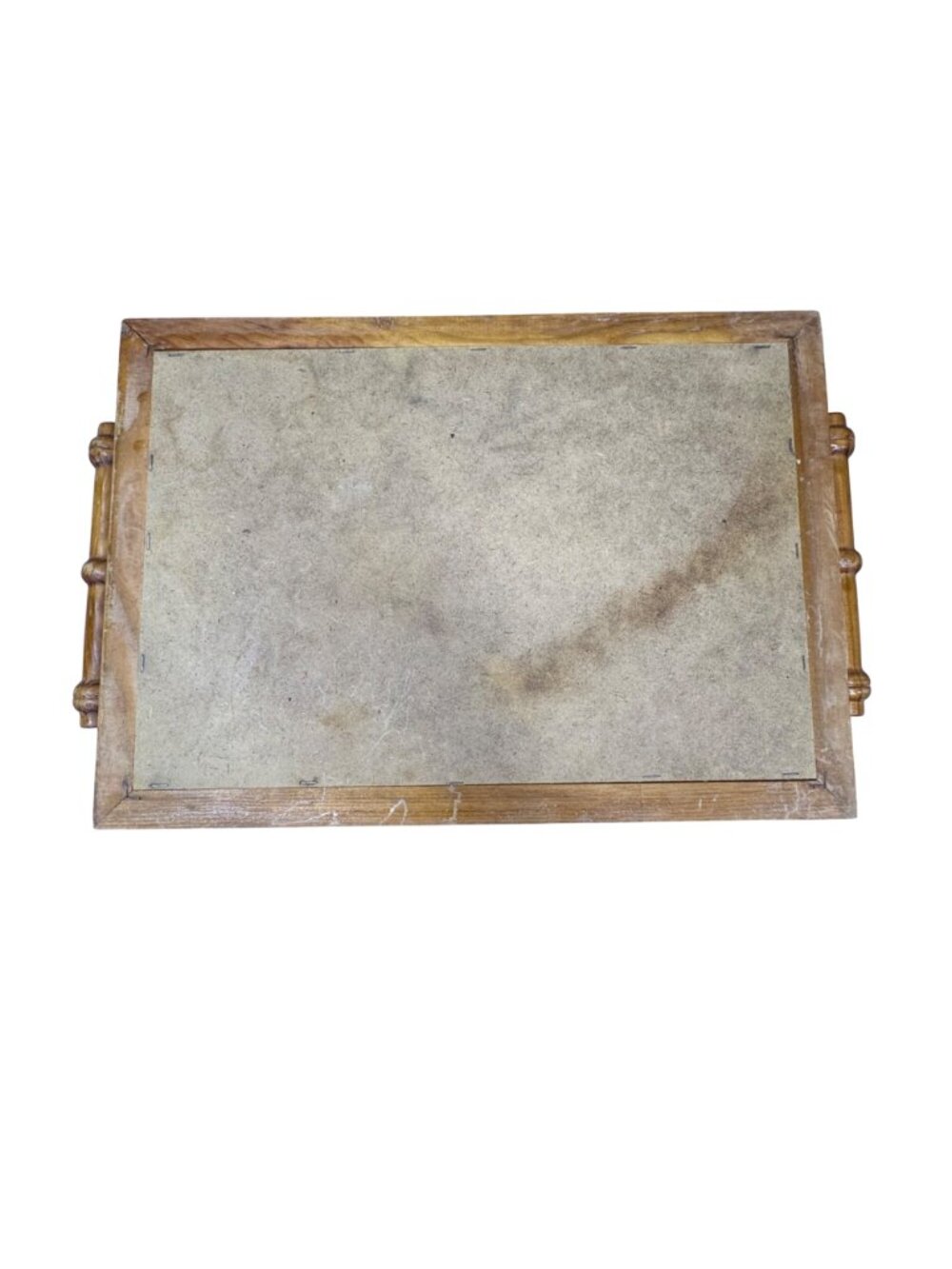 Portuguese Tile Serving Tray Wooden Frame & Handles Cascais Coastal Scene 17X10 - Picture 7 of 9